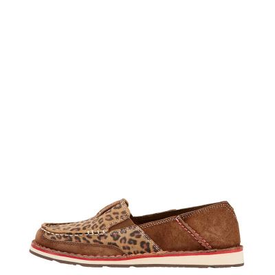 Ariat Cruiser - Loafers Schoenen DonkerBruin / Leopard Dames - 35785-661